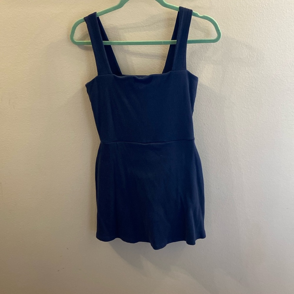 Pink VS navy fit dress